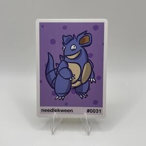 Needlekween (Nidoqueen) #0031- Gen 1 Pookiemoot Fan Art - Pokemon